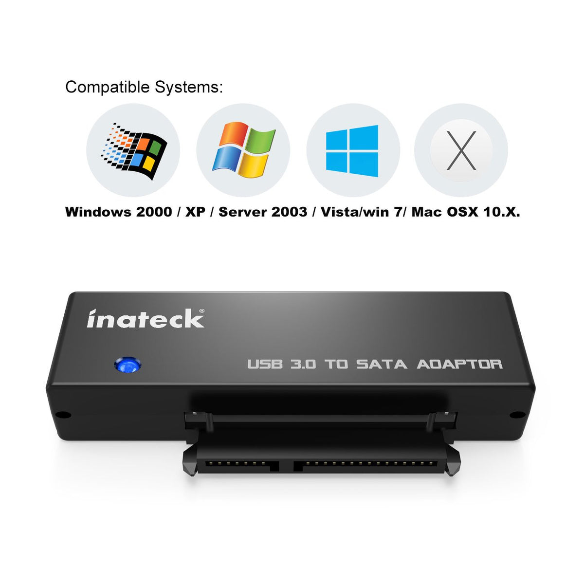 Inateck HDD/SSD用 SATA&IDE-USB3.0変換アダプタ UA1001