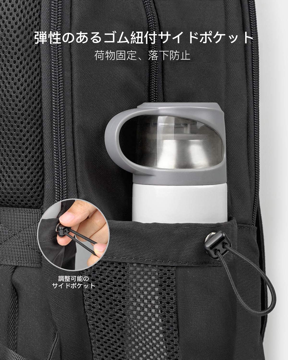 33L 15.6インチラップトップ 通勤 通学 仕事リュック BP02003,black - Inateckバックパックジャパン