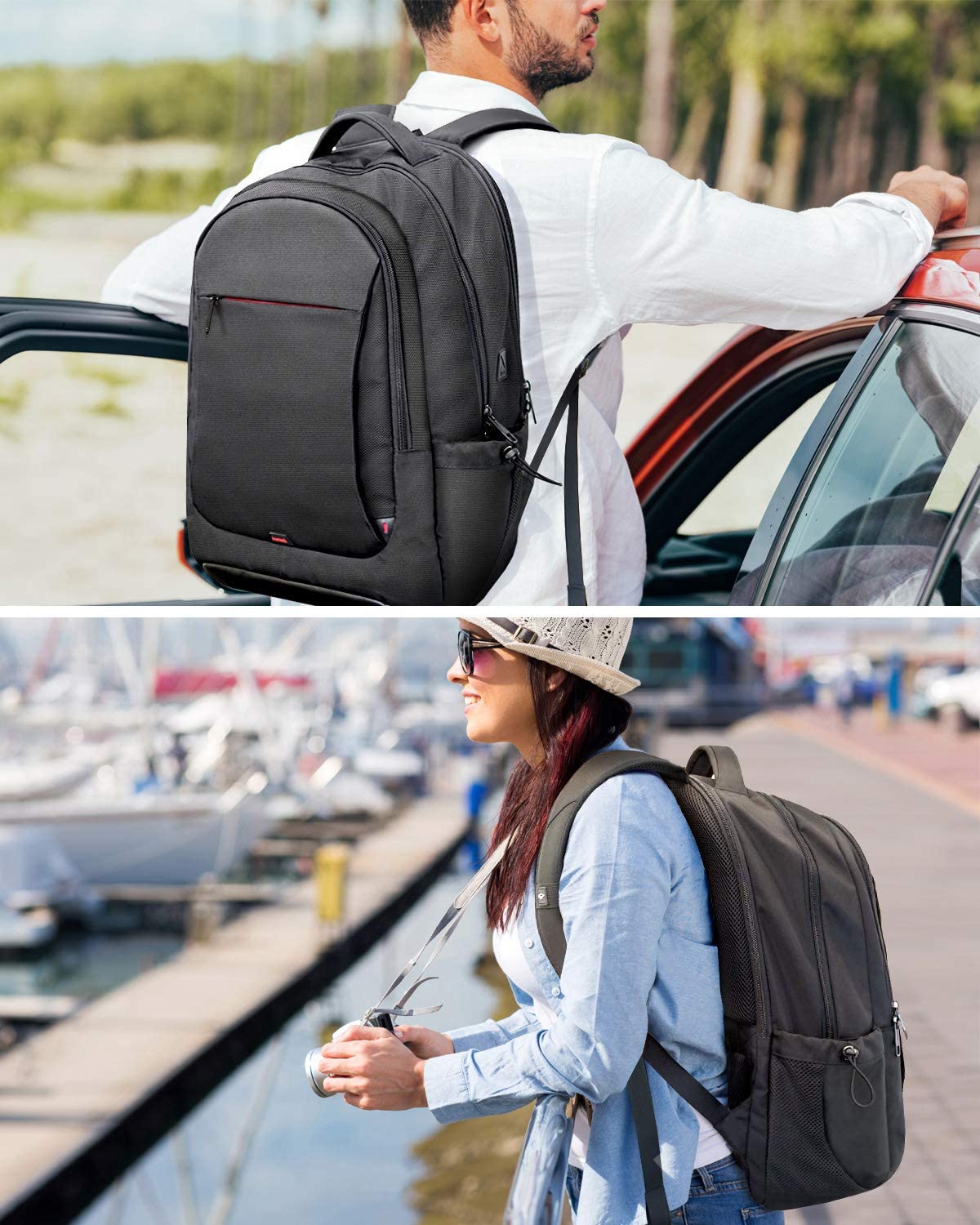 33L 15.6インチラップトップ 通勤 通学 仕事リュック BP02003,black - Inateckバックパックジャパン