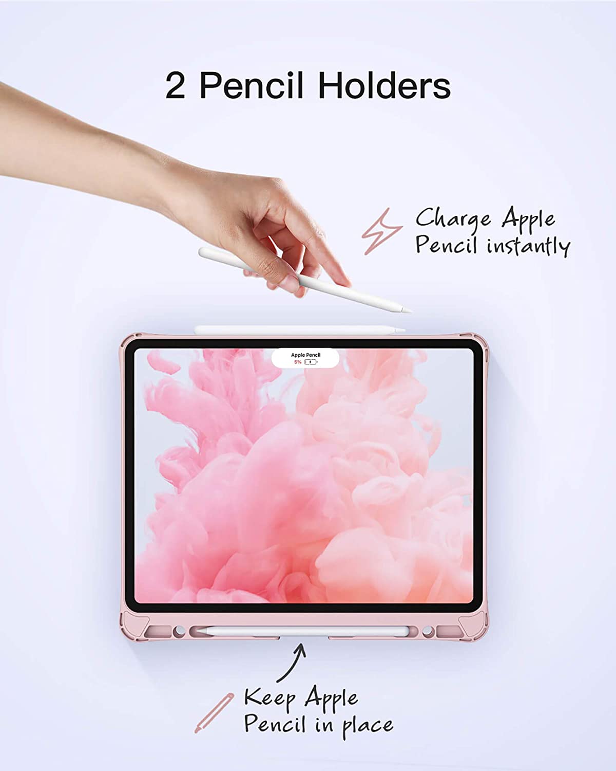 Inateck iPad Pro 11 キーボードケース 第1世代と第2世代対応、DIYバックライト付き、分離式、KB02005 pink - Inateckバックパックジャパン