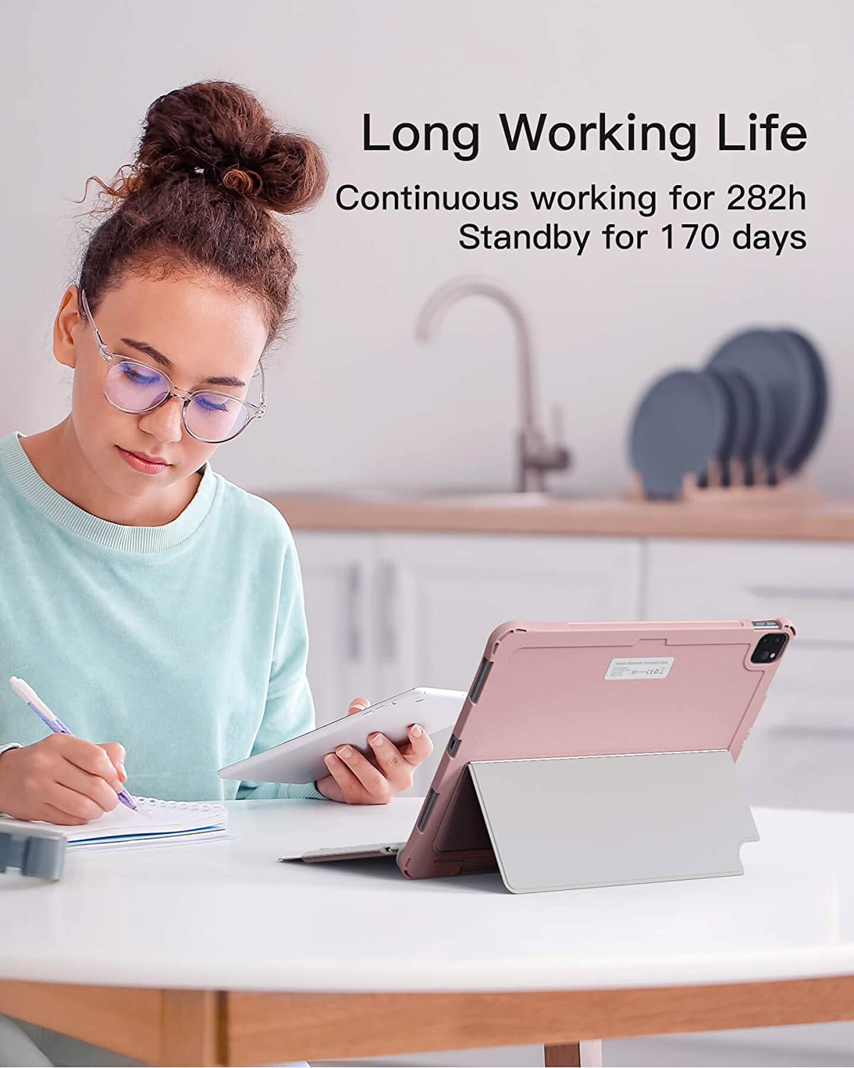 Inateck iPad Pro 11 キーボードケース 第1世代と第2世代対応、DIYバックライト付き、分離式、KB02005 pink - Inateckバックパックジャパン