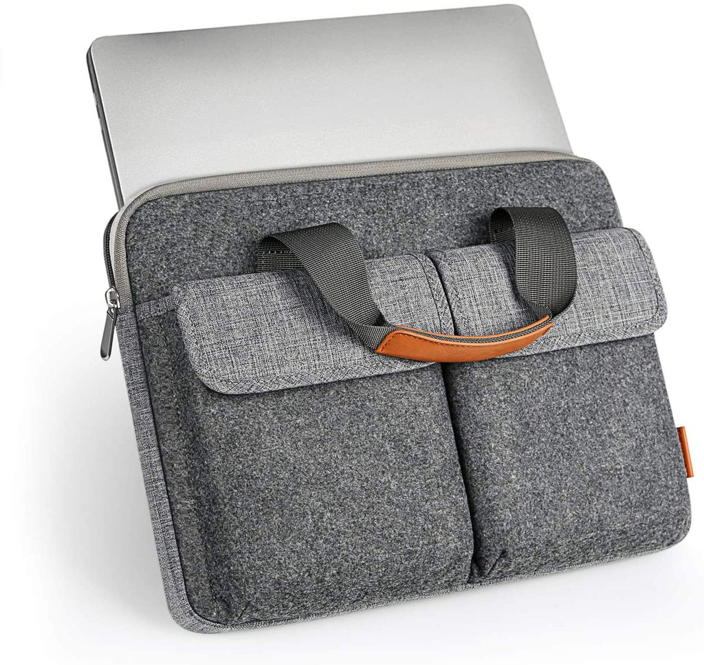 13-13.3インチ MacBook Pro/Air/Surface Laptop ラップトップスリーブケース　LB02001，dark gray - Inateckバックパックジャパン