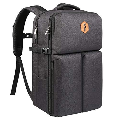 40-42L 17インチラップトップ 旅行 レジャーバックパック BP03004，black - Inateckバックパックジャパン