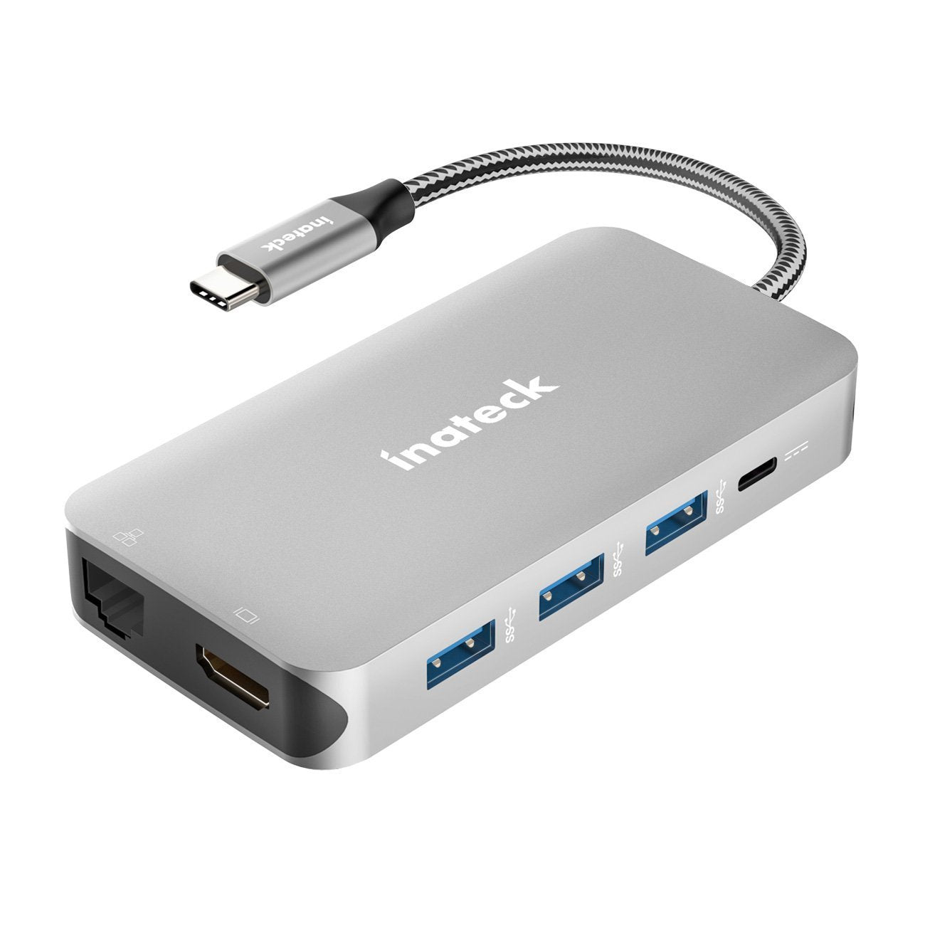 Inateck 9ポートアルミアUSBタイプCハブ、シルバー - Inateckバックパックジャパン