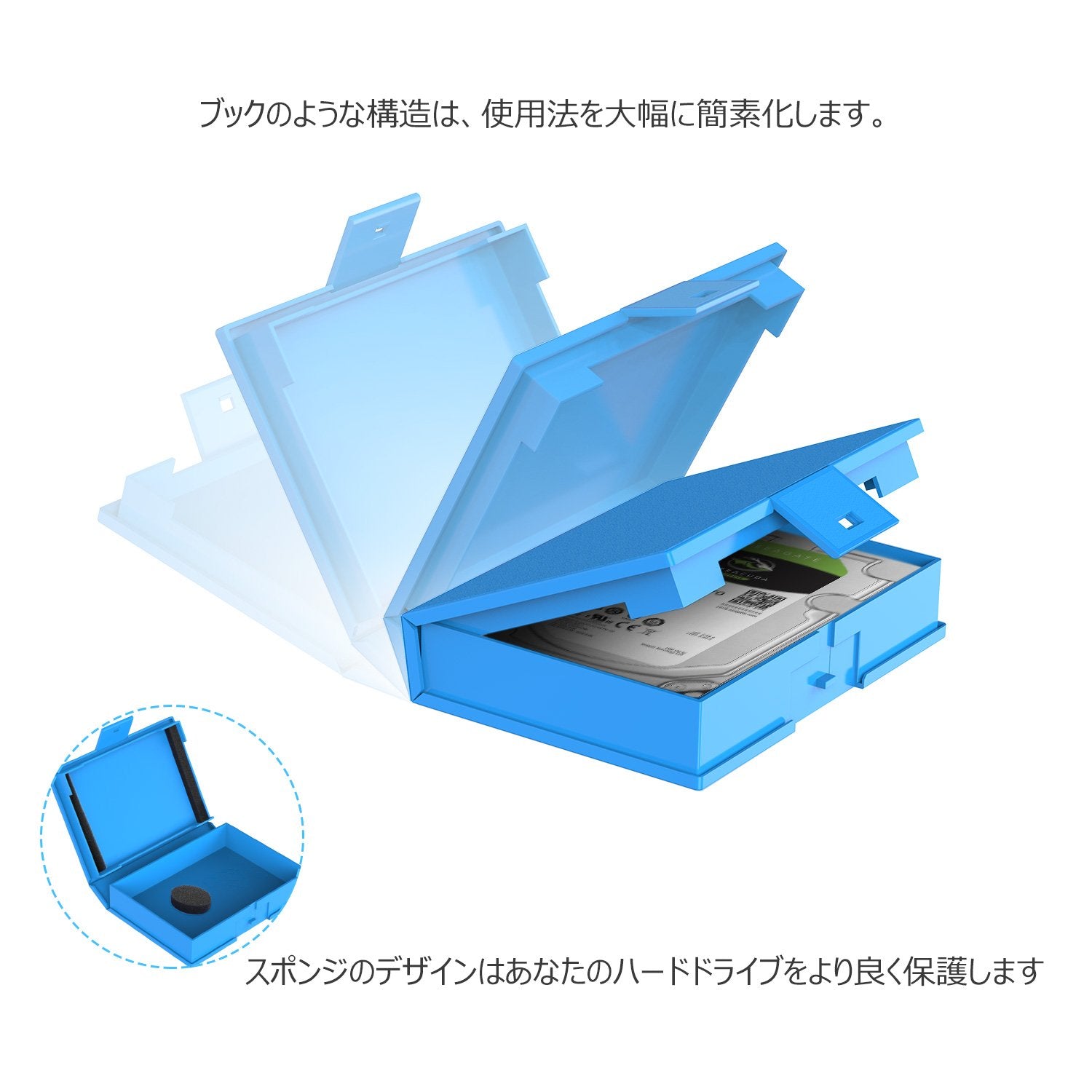Inateck HPF-6-pack blue - Inateckバックパックジャパン