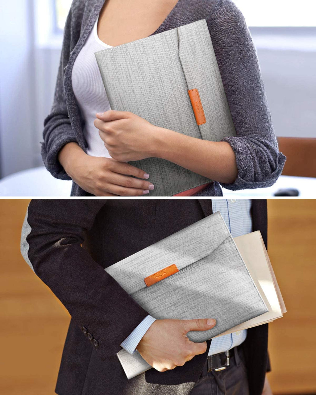 9.7-11インチ iPad Pro/Air/Surface Go/ Galaxy Tab ラップトップスリーブ AB01001，gray - Inateckバックパックジャパン