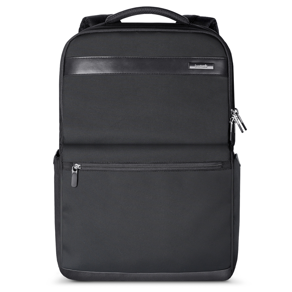 25L ビジネスリュック 15.6インチ バックパック通勤 出張 用 ラップトップ大容量 YKKジッパー 軽い贅沢 BP02004, Black - Inateckバックパックジャパン