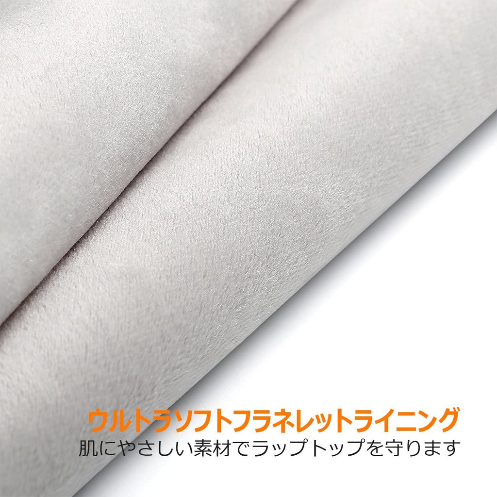 13-13.3インチ MacBook Pro/Air/Surface Laptop ラップトップスリーブケース　LB02001，light gray - Inateckバックパックジャパン
