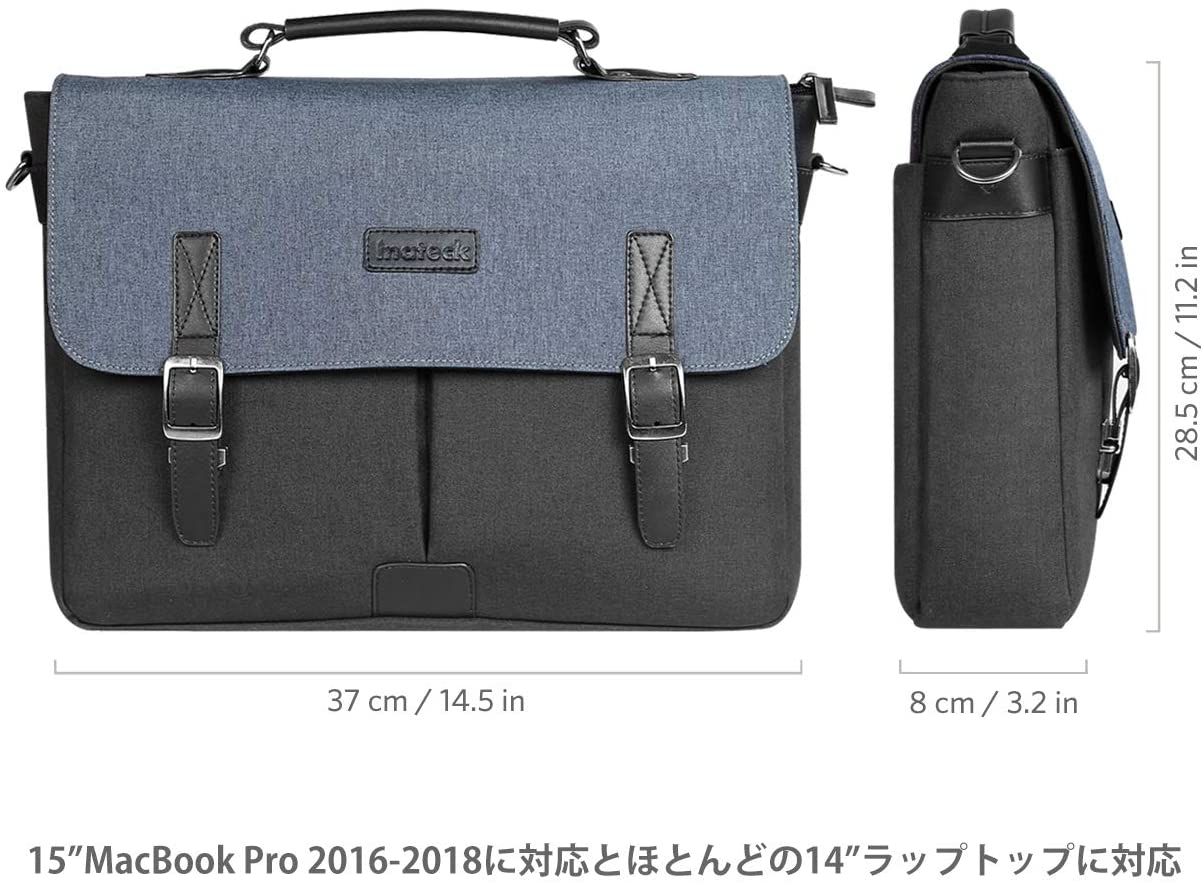 13.5-15インチ Microsoft Surface Book/New MacBook Pro ラップトップスリーブケース LB1405，blackblue - Inateckバックパックジャパン
