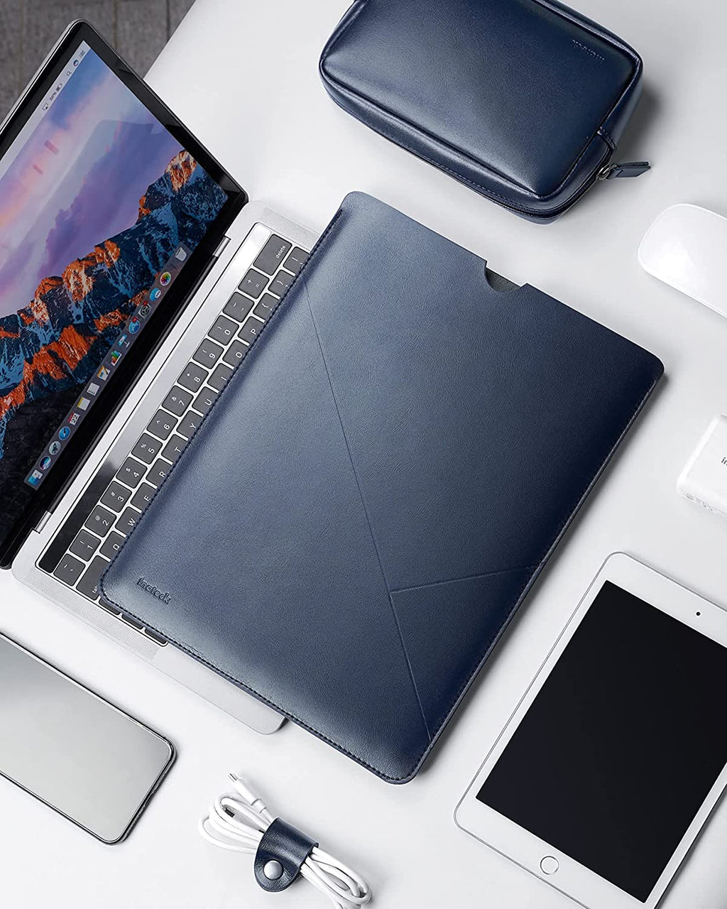 13インチ MacBook Pro 2016-2021/M1、MacBookAir2018-2021/M1ラップトップケース LB01008-13S_blue - Inateckバックパックジャパン