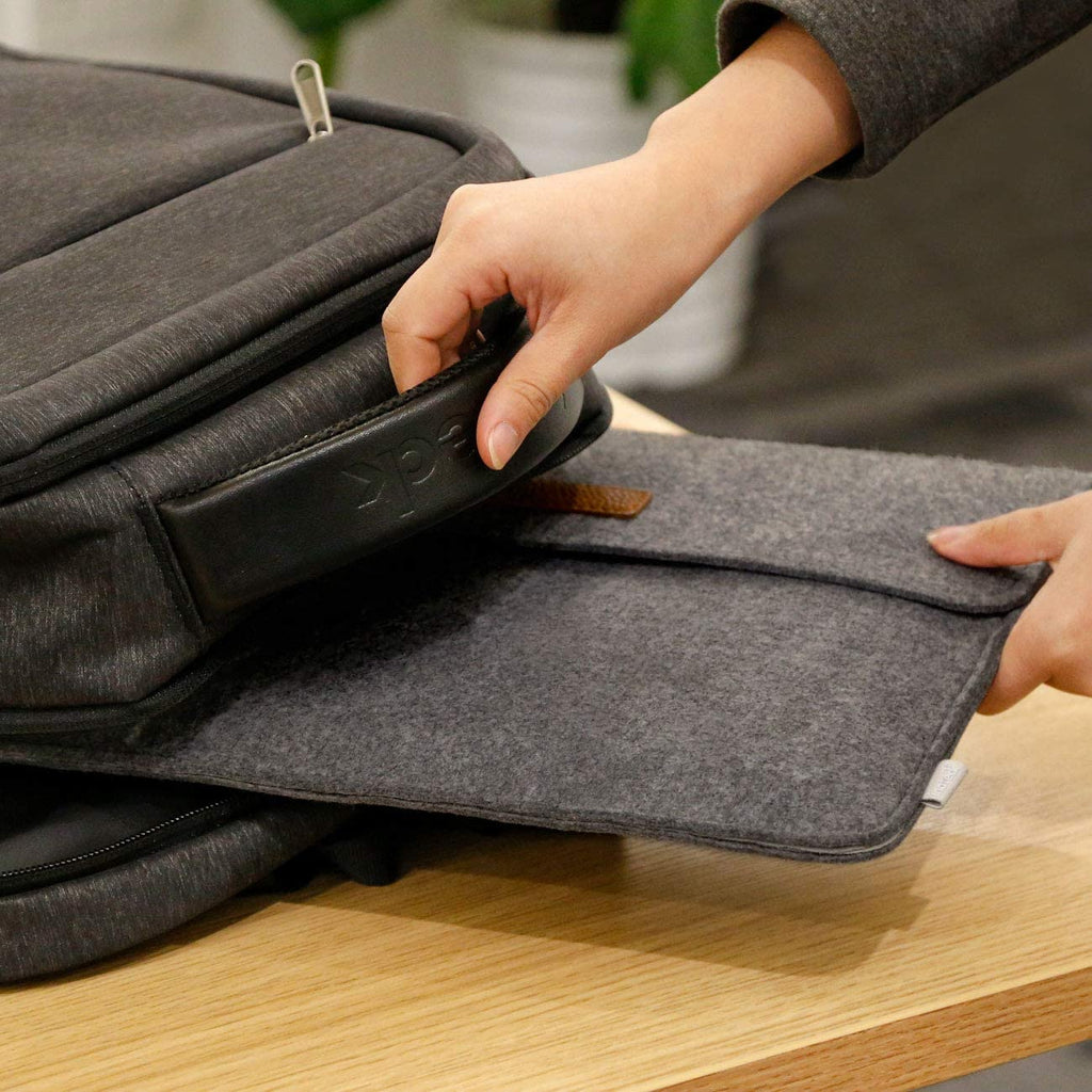 11.6-12インチ MacBook ラップトップスリーブ MP1200，dark gray - Inateckバックパックジャパン