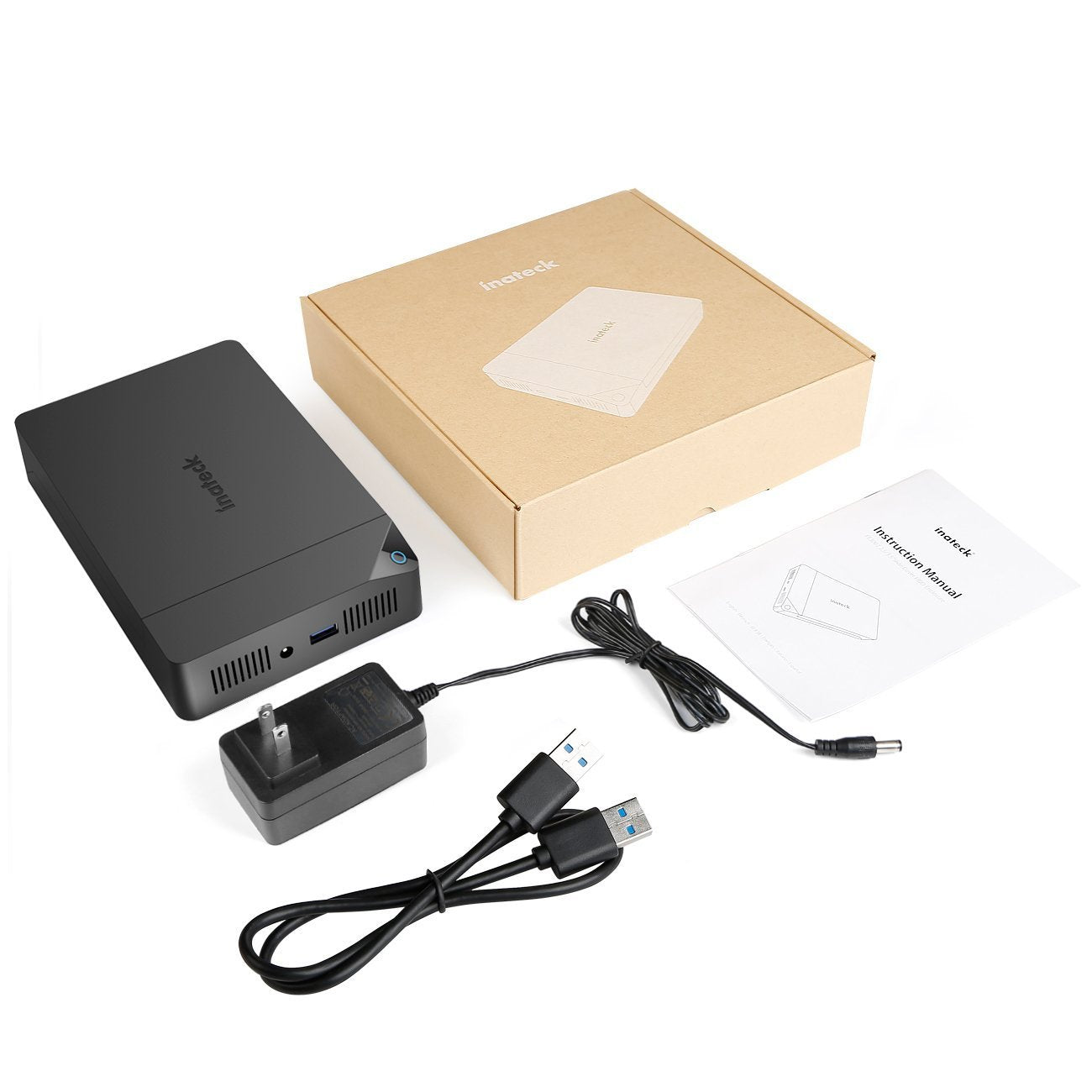 Inateck 2.5/3.5インチSATA HDDおよびSSD用USB 3.0 - SATAハードドライブ外付けエンクロージャ（FE3002） - Inateckバックパックジャパン