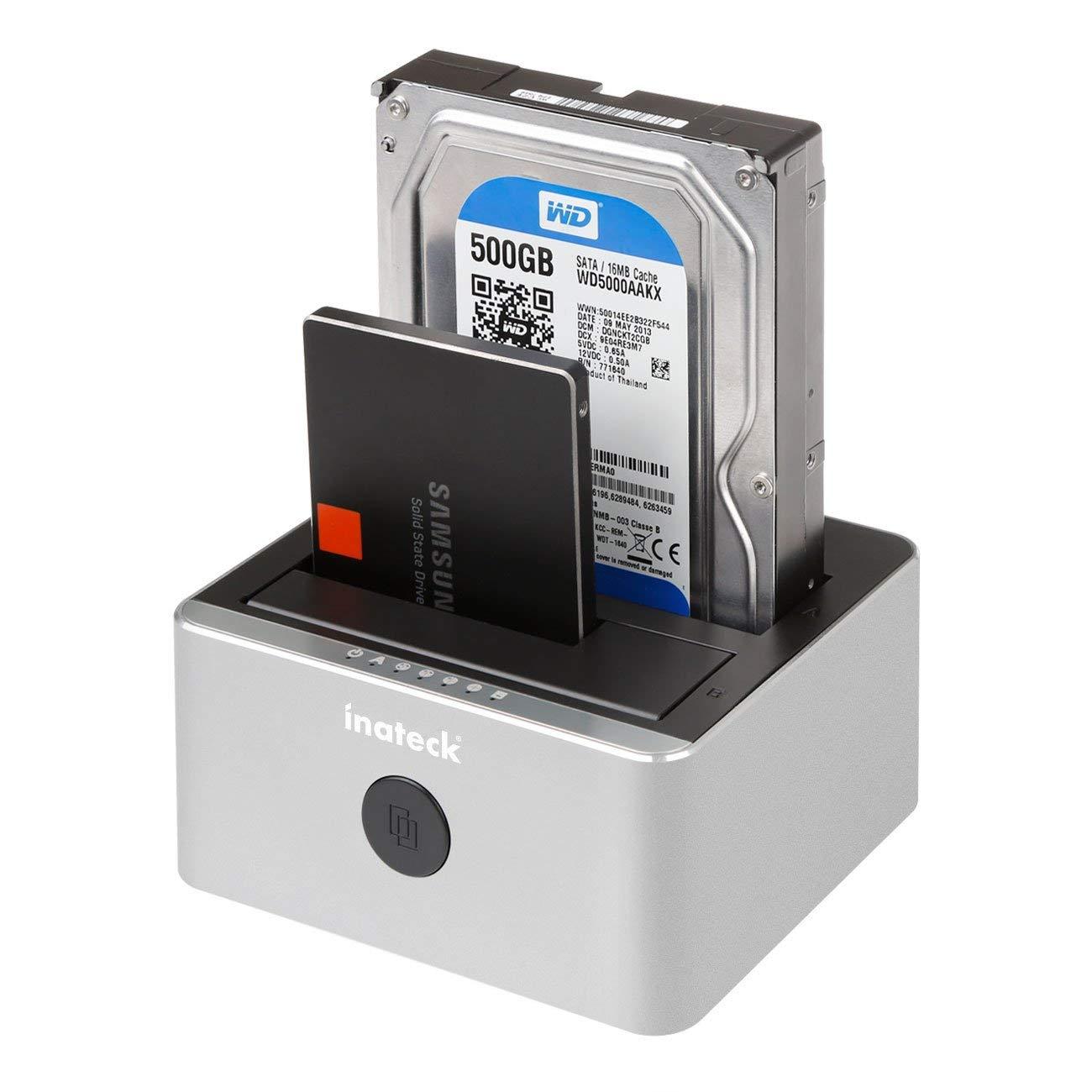 Inateck HDDスタンド USB3.0接続 2.5型 / 3.5型 (SATA I/II/III) HDD/SSD、FD2102 - Inateckバックパックジャパン