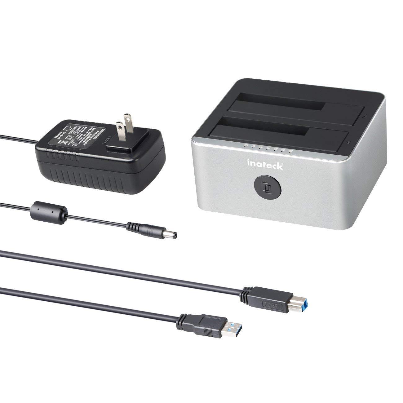Inateck HDDスタンド USB3.0接続 2.5型 / 3.5型 (SATA I/II/III) HDD/SSD、FD2102 - Inateckバックパックジャパン