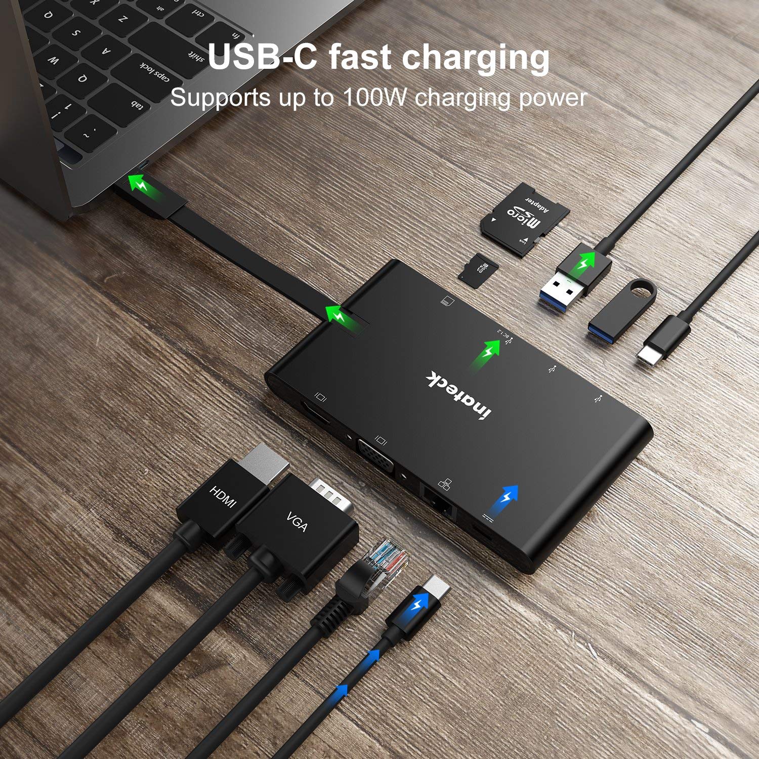 Inateck USB Cハブ (9 in 1)，HB9003 - Inateckバックパックジャパン