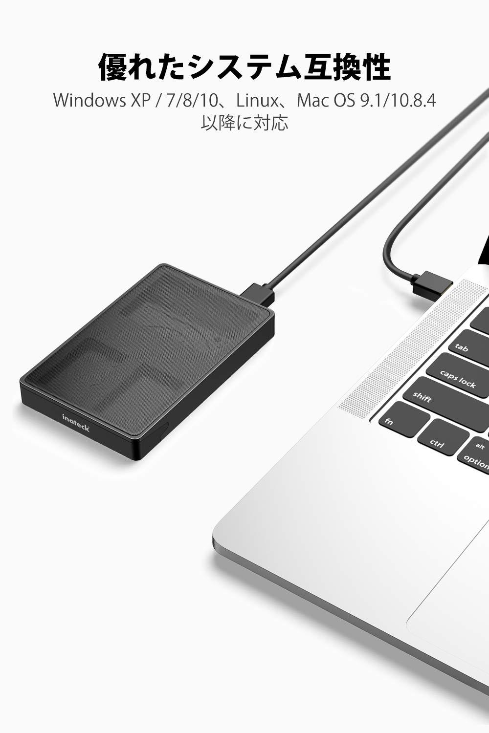 Inateck メッシュHDDケース、2.5インチ、UASP対応、SA01002 - Inateckバックパックジャパン